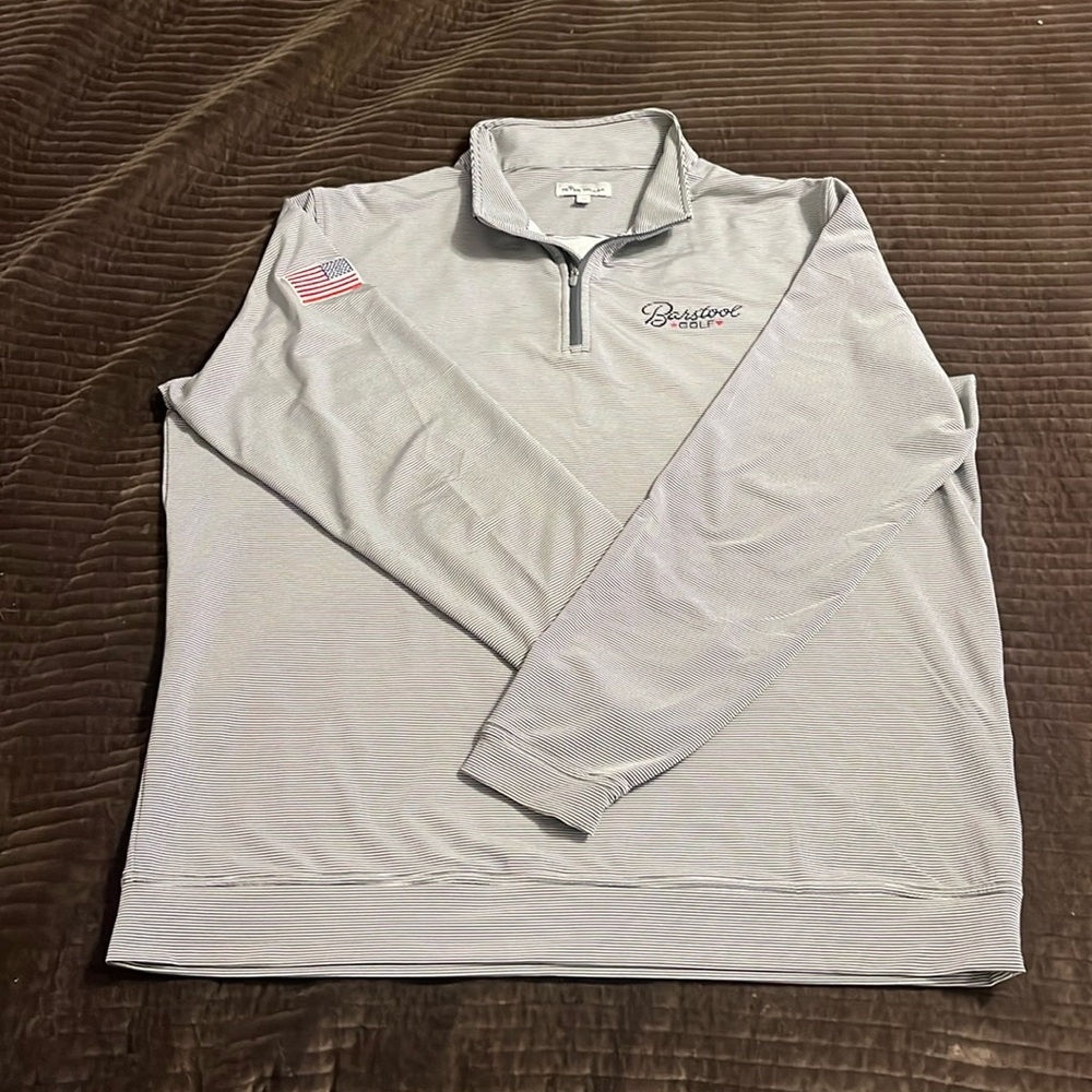 Peter millar x barstool colab 3/4 zip